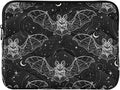 Bat Halloween Laptop Sleeve 13 inch Cute Laptop Bag 14 inch Waterproof Computer Bag for Women Laptop Accessories Computer Cover Bag for Tablet Men