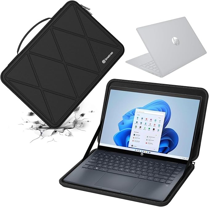 Smatree Hard EVA Protective Sleeve Case for 14 inch HP Pavilion Plus 14t-eh100/14-eh1047nr, for 14 inch HP Dragonfly Pro, for 14inch ZBOOK Firefly G11/G11 A/G10/G9, for 14inch mt645 G8 Laptop (X8248)