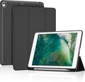 ProCase Smart Case for 10.5” iPad Air 3rd Generation 2019 / iPad Pro 2017, Slim Stand Cover with Pencil Holder Soft TPU Back for Air 3 -Dark Black