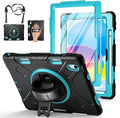 Case for iPad (A16) 11th/10th Generation Case: Protective Cover for iPad 11th Gen 11 Inch 2025 &10th Gen 10.9" 2022 with Screen Protector- Stand- Shoulder Strap- Handle- Pencil Holder-Mint Green