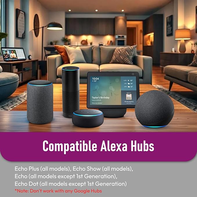 Alexa Light Bulbs, Smart Light Bulbs RGBCW Color Changing, A19 E26 Bluetooth Light Bulb Directly Compatible with Alexa/Smart Life, No WiFi Required, 9W 800LM 60W Equivalent, 4 Pack