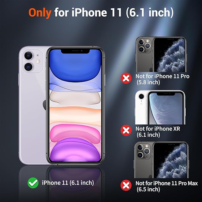 SUPFINE Magnetic for iPhone 11 Phone Case (Compatible with MagSafe) (Military Grade Drop Protection) Slim Translucent Matte Shockproof with Anti-Fingerprint Phone Case,Antique White