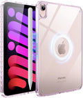 Case for iPad mini A17 Pro, iPad mini 6 case, Compatible with Magsafe, Clear Back with TPU Frame, Slim Lightweight Protective Case for 8.3“ iPad mini (ClearPink)