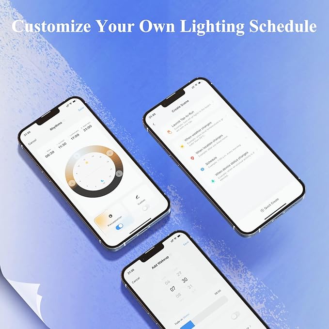DiCUNO Smart Edison Bulbs ST19, Color Changing WiFi Smart Light Bulb, 2700K-6500K Tunable via App, ST58 Edison Bulb, Compatible with Alexa & Google Home, 5W (50 Watt Equivalent), 500lm, 2-Pack