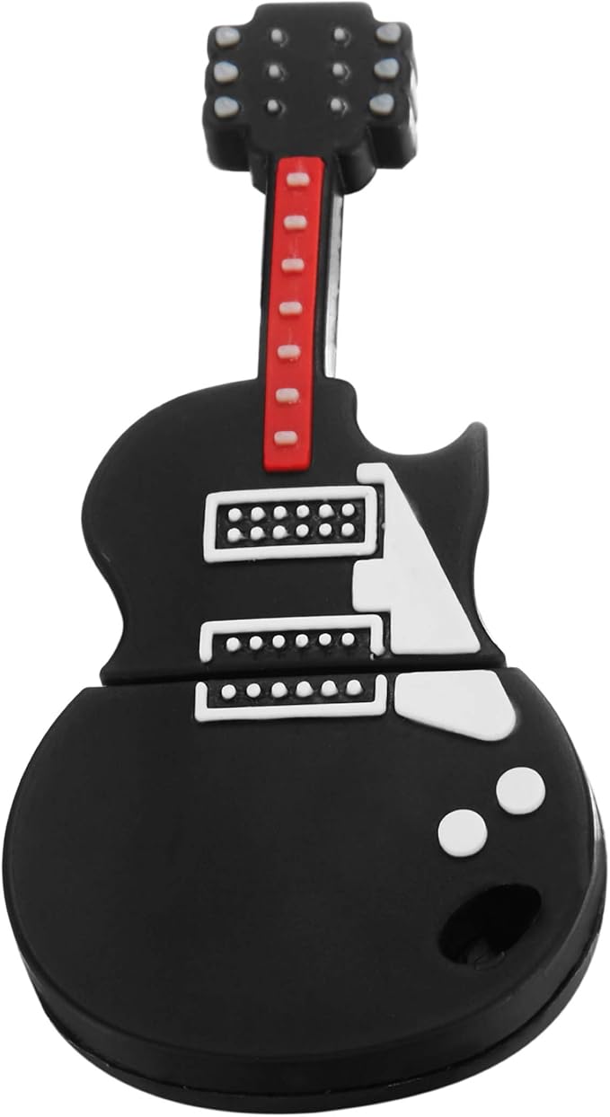 USB Flash Drive, 8GB / 16GB / 32GB USB2.0 Cute Shape USB Memory Stick Date Storage Pendrive Thumb Drives (32GB, Mini Guitar)