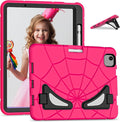 AKABEILA Compatible with Apple iPad Air 11(2026)M4/iPad Air 11(2024)/iPad Air 11(2025) M3 11 inch Tablet Case，Lightweight Protective Cover with Kickstand for Kids Children Boys Babies Strawberry Black