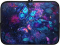 Butterfly Flower Laptop Sleeve 15 inch Lap Top Case for Women Girls Galaxy Computer Sleeve Slim Laptop Protector with Multiple Uses Laptop Carrying Case Briefcase, 2403080BZ1403040