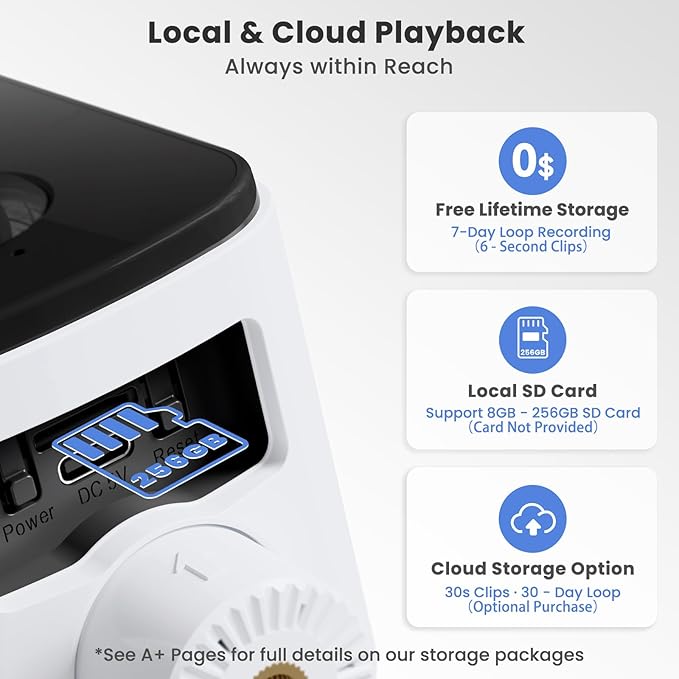 360° View Wireless Outdoor Security Camera, No Subscription Free 7-Day Cloud/SD, Pan, AI Detection, Magnetic, Battery Powered, 2.4G WiFi, 2K, Night Vision, 2-Way Talk, Home Security, IP65