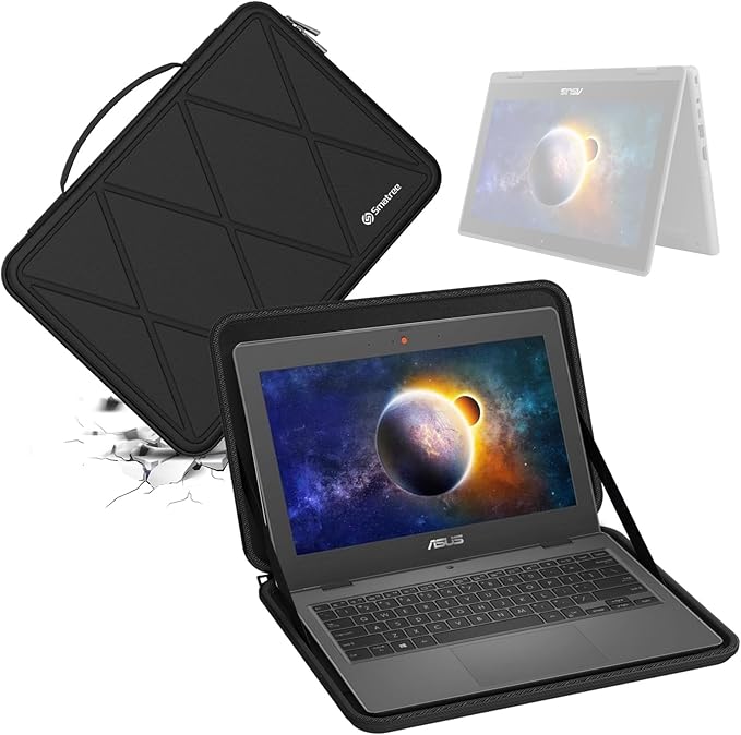 Smatree Hard EVA Protective Sleeve Case Compatible for 11.6 inch ASUS BR1100F Laptop Notebook Bag (X8018)