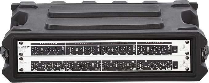 Gator Cases Pro Series 2U Rack Case with Shallow 13" Depth, Roto Molded Made in USA (G-PRO-2U-13)