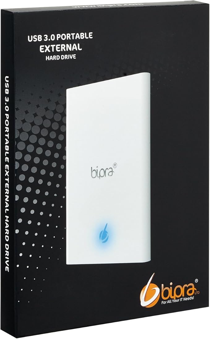 S3 2.5 inch USB 3.0 Mac Edition Portable External Hard Drive - White (1 TB)