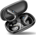 xiwxi Wireless Earbuds Bluetooth Headphones,Over Ear Buds for Sport with Deep Bass Sound,60Hrs Playtime Earphones Designed Comfort Fit with Earhooks for Running,Meeting,Workout-Black