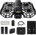 HOVERAir X1 PRO 4K Action Flying Camera, Foldable Drone with Camera with 42 KM/H Follow Speed, 10+ Fully Automatic Flight Modes, Fly Anywhere with OmniTerrain, SmoothCapture 2.0(Basic Combo)