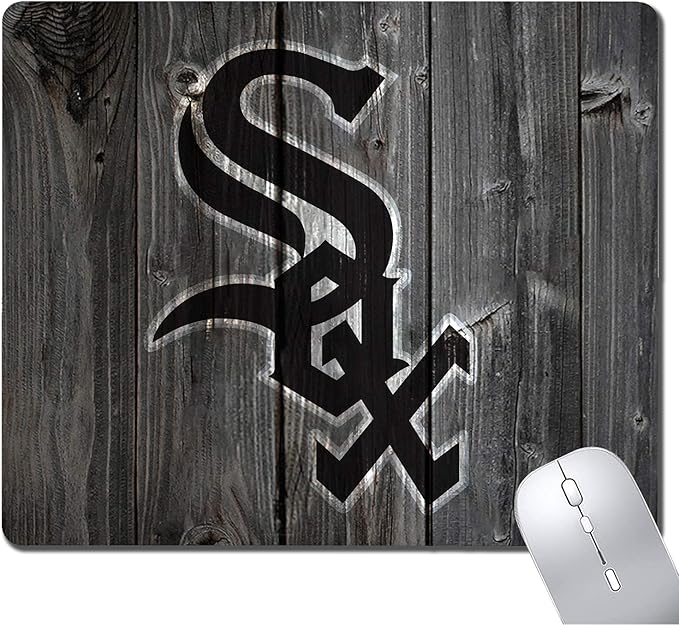 Wood Grain Design Sports Mouse Pad, Non-Slip Rubber Base Mousepad for Computers Laptop, Gaming Mouse Pads for Desk Office Supplies