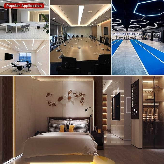 COB LED Strip Lights DC 12V LED Strip Flexible Super Bright LED Strips,16.4ft 3000K Warm White,CRI 90+,2400LEDs High Density Uniform Light for Home Room Decor (No Adapter or Controller)