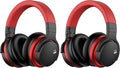 Million Sold Classic E7 Active Noise Cancelling Headphones with Upgraded HD Sound, Wireless Bluetooth Over The Ear Unequaled Comfort, Vivid Deep Bass, for Home Office Travel Birthday Gift,(Pack of 2)