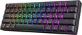 HK GAMING GK61 SE 60% | Mechanical Gaming Keyboard | 61 Keys Multi Color RGB LED Backlit for PC/Mac Gamer | US Layout (Black, Mechanical Speed Yellow)