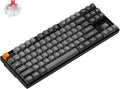 Keychron K8 Max Custom Mechanical Keyboard Wireless, TKL 2.4 GHz/Bluetooth 5.1/Wired QMK Programmable RGB, Hot-Swappable with Keychron Super Red Switch Compatible with Mac Windows Linux