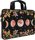 AMARY Laptop Sleeves 11.6" 12" Laptop Handle Bag Neoprene Notebook Carrying Pouch Chromebook Sleeves case Ultrabook Case Tablet Cover Fit Apple MacBook Air HP DELL Lenovo Asus(Flowers Moon)