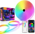 Neon Rope Lights - 32.8Ft Flexible LED Rope Lights,24V RGB Rope Lights Control with App/Remote Multiple Modes,DIY Design, IP65 Waterproof Strip Lights for Bedroom Room Outdoors Decor