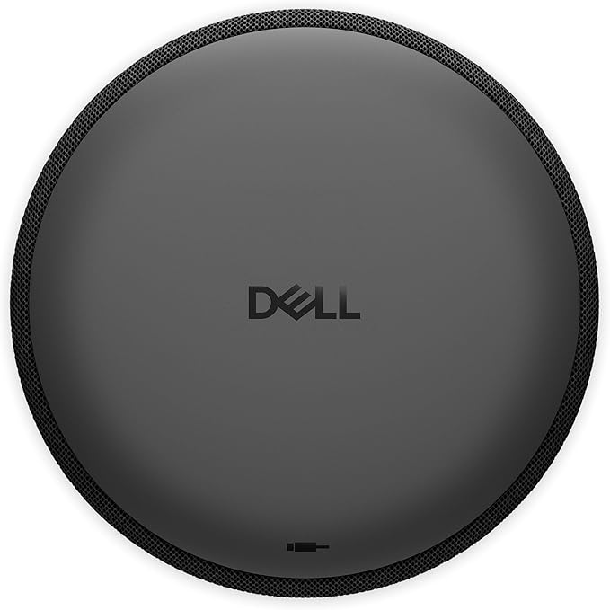 Dell Pro Wired Speakerphone - SP325 - USB-C, Zoom/Microsoft Teams Certified, 4 Omnidirectional Microphones, AI-Based Noise Cancellation Microphones