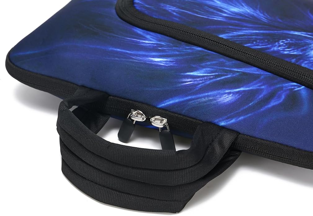 11.6 12 12.5 inch Two Pockets Laptop Sleeve Chromebook Case Ultrabook Case Notebook Tablet Case Neoprene Handle for Men Women