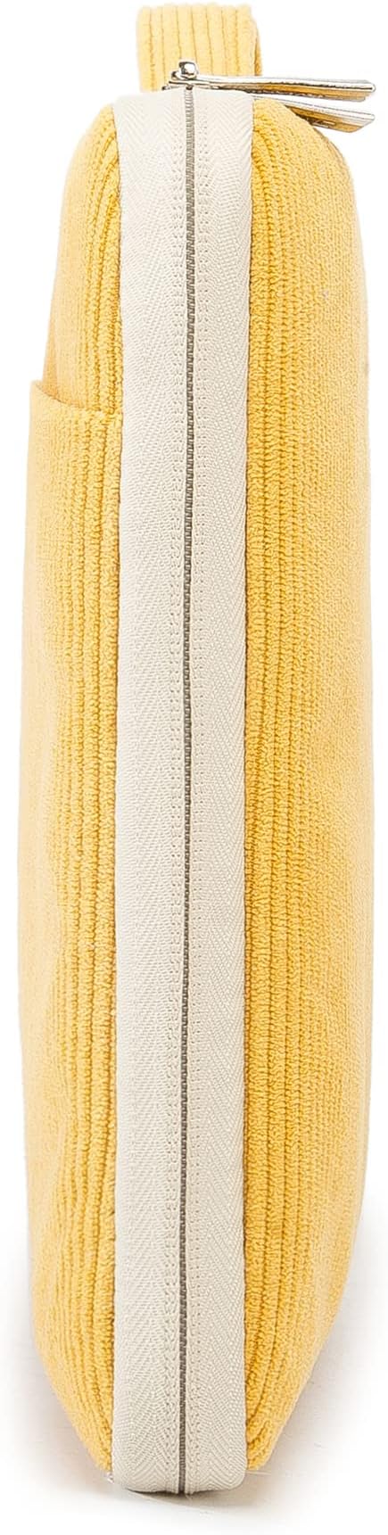 Kinmac Corduroy 360° Protective Water Resistant Laptop Case Bag Sleeve for HP Lenovo Dell ASUS Acer 14 inch Laptop,MacBook Pro 14 inch (Yellow)