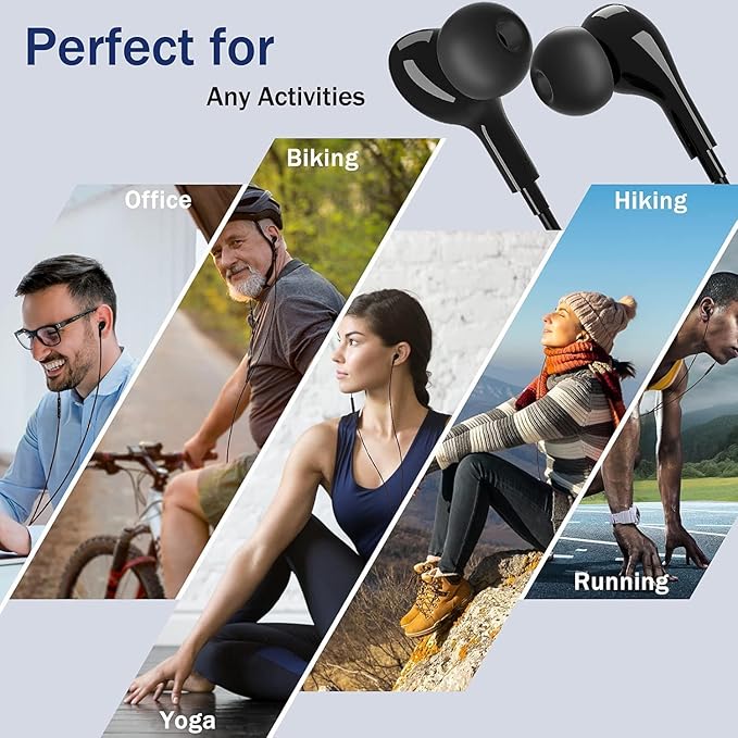 USB C Headphones for Samsung Galaxy S26 S25 S24 Ultra iPhone 17 Air 16 Pro 17 Pro Max S23 S22 A56 A55 A26 A17 A16 Pixel Xiaomi Wired Earbuds Magnetic in-Ear Type C Earphone with Microphone Stereo