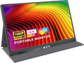 KYY Portable Monitor 15.6'' FHD 1080P USB C HDMI Gaming Monitor Ultra-Slim IPS Display w/Smart Cover & Speakers, Plug&Play, External Monitor for Laptop PC Phone Mac Xbox PS4