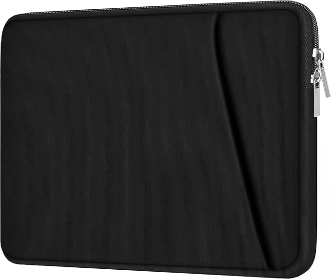 Askuko 15 inch Laptop Sleeve Bag, Shockproof Protective Case Cover, Handbags Portable Notebook Bag for 15-16 inch HP Dell Asus Lenovo Computer, Laptop Case with Front Pocket, Black