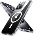 Magnetic for iPhone 11 Pro Max Case, [Compatible with MagSafe][Military-Grade Drop Protection][Anti-Yellowing] Shockproof Translucent Matte Cover for iPhone 11 Pro Max Phone Case,Clear
