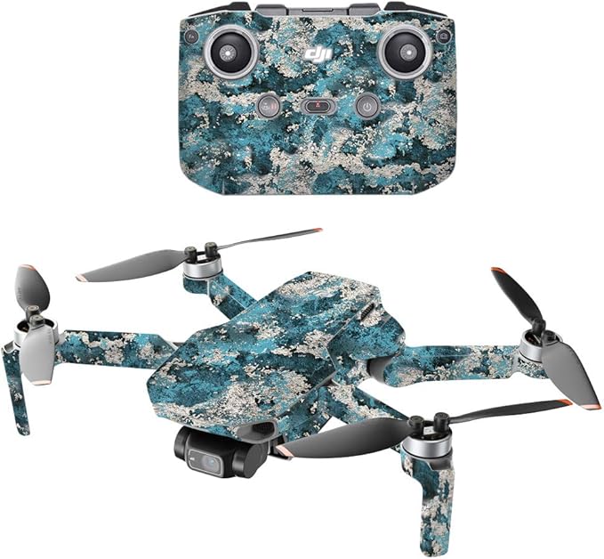 MightySkins Compatible with DJI Mini 2 Portable Drone - Rift | Protective, Durable, and Unique Vinyl Decal wrap Cover | Easy to Apply, Remove, and Change Styles | Made in The USA