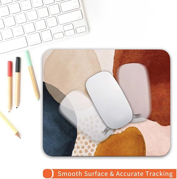 Square Mouse Pad Abstract Marble 2,Personalized Premium-Textured Custom Mouse Mat Design,Washable Mousepad Cloth,Non-Slip Rubber Base Computer Mouse Pads for Wireless Mouse