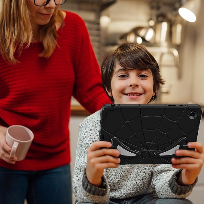 AKABEILA Compatible with Samsung Galaxy Tab A9 Plus 11 inch (SM-X216B)(2023) Tablet Case，Lightweight Shockproof Rugged Protective Cover with Kickstand for Kids Children Boys Babies Black