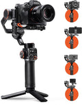 hohem iSteady MT2 Gimbal Stabilizer for Camera, Upgrade 3-Axis Gimbal for Mirrorless/Pocket Camera/Action Camera/Smartphone, OLED Display, Gimbal Stabilizer for Canon/Sony/Nikon/iPhone