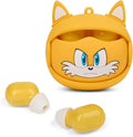 Sonic The Hedgehog Wireless Earbuds, True Wireless Bluetooth Earbuds, in-Ear Headphones with Active Noise Cancelling and Charging Case (Tails)