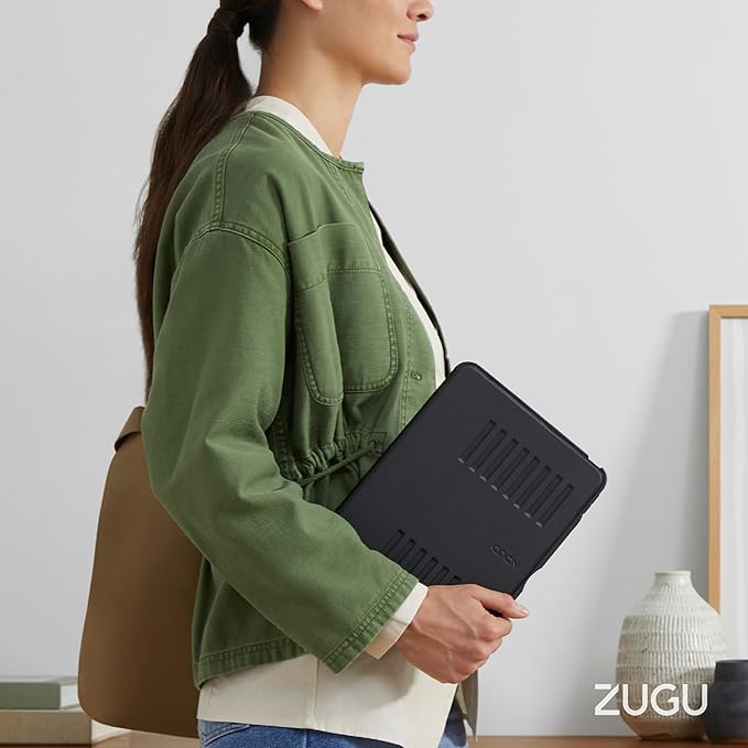 ZUGU CASE for iPad Air 11 M4 2026/M3 2025/M2 2024 iPad Air 4 & 5 10.9 Inch (2020/2022) - Protective, Ultra Thin, Magnetic Stand, Sleep/Wake Cover with Apple Pencil Charging & Storage - Desert Rose