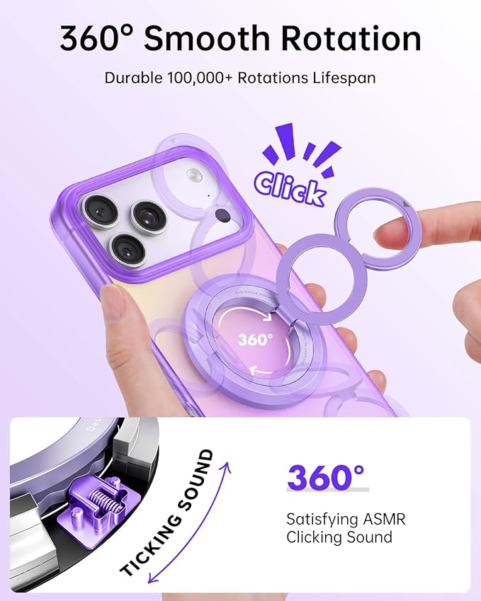SYNCWIRE for MagSafe Phone Grip, Valentine's Galentine's Day Birthday Gifts for Her Women Mom Girlfriend Best Friends Sister Wife Teen Girl Magnetic Phone Ring Holder Kickstand