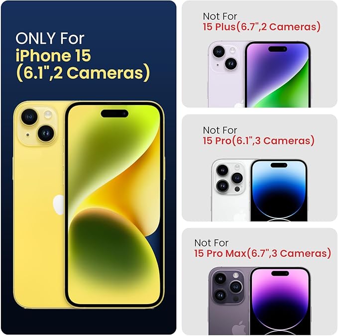 FireNova Designed for iPhone 15 Case, Silicone Upgraded [Camera Protection] Phone Case, Soft Anti-Scratch Microfiber Lining Inside, 6.1 inch, Calke Green