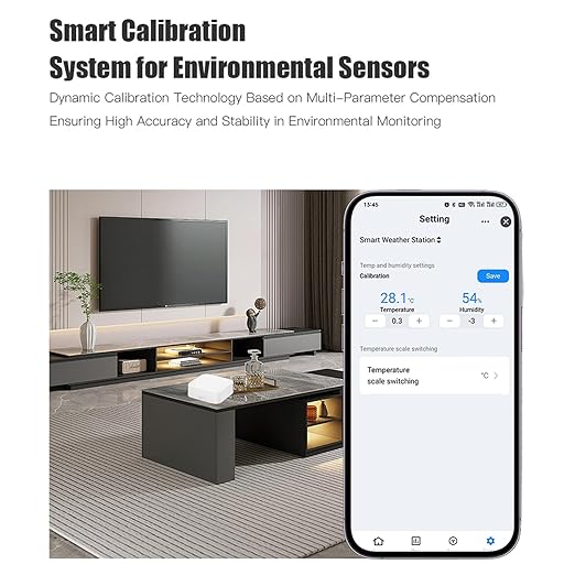 WiFi Hygrometer Thermometer Indoor Outdoor: Smart Temperature and Humidity Sensor with App Notification and Data Storage, 150m Range, Compatible with Alexa, 4 Sensors +1 Base Station