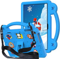 AKABEILA Compatible with Samsung Galaxy Tab A 10.1(2019)/Lenovo Tab M10 HD 2nd Gen/Tab K10/M10 Plus 10.3 inch Tablet Case, Kids Case with Shoulder Strap & Stand Handle for Girl Kid Gift Sky Blue