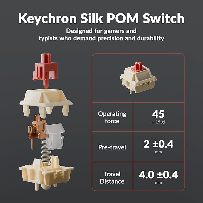 Keychron Q3 Ultra Wireless Mechanical Keyboard 8KHz Polling Rate, TKL 2.4G/Bluetooth 5.3/Wired Up to 660 Hours Long Battery Life, Hot-Swappable Aluminum RGB Gaming ZMK for Mac/Windows/Linux-Black