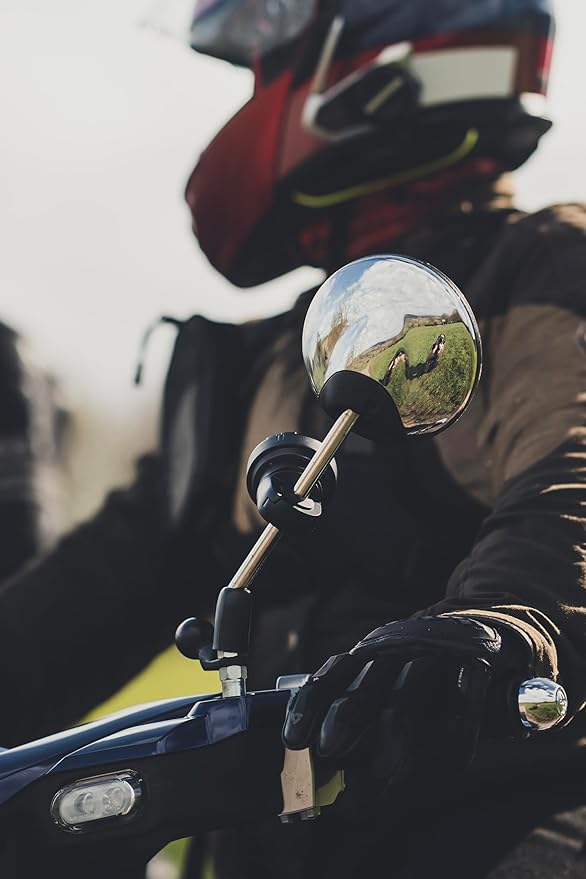 Beeline Moto II Mirror & Crossbar Mount | Adjustable Clamp for Motorcycles & Crossbars | Durable Metal Design for Secure Fit on 10mm-16mm Bars | Moto II Motorbike GPS Compatible