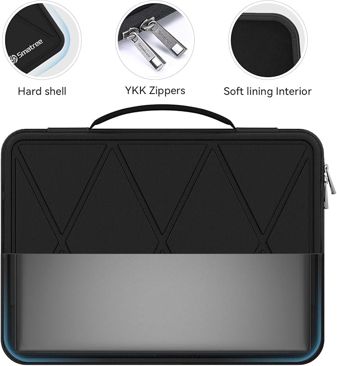 Smatree Hard EVA Protective Sleeve Case Compatible for 15.4 inch Apple MacBook Pro with Retina Display 2012/2013/2014/2015/A1398, for 16 inch Apple MacBook Pro 2019/A2141 Laptop Anti-Shock Bag (X8286)
