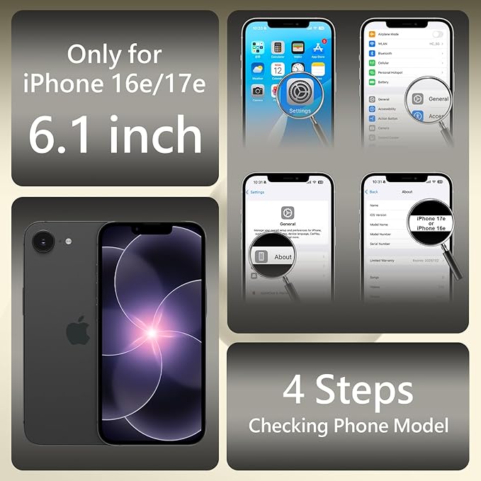 FireNova Magnetic for iPhone 17e Case/iPhone 16e Case, Compatible with MagSafe, [Silicone Camera Protection] Microfiber Lining Phone Case, 6.1", Khaki