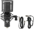 Rockville RCM PRO Professional Studio Condenser Microphone, Samsung Capacitors, Cardioid Pattern, Shock Mount Included, Large Diaphragm, for Vocals and Podcasting