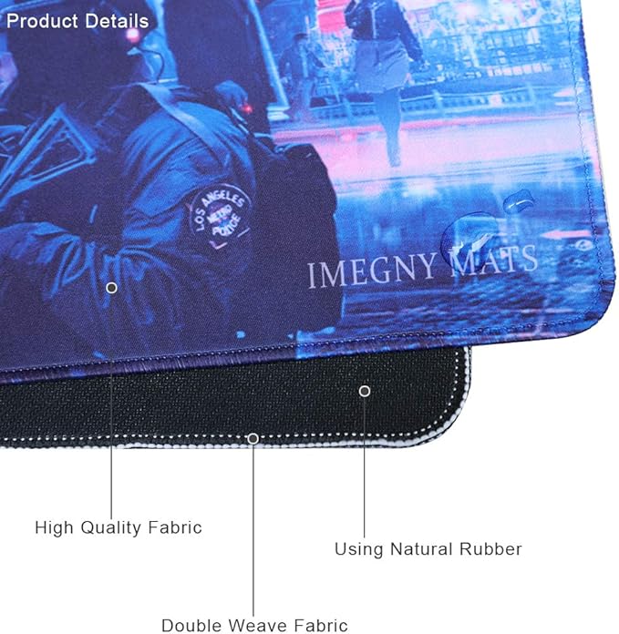 Large Gaming Mouse Pad, Extended XXL Desk Pad & Non-Slip Rubber Mat for Mice and Keyboard with Stitched Edges （90x40 zisecity006）