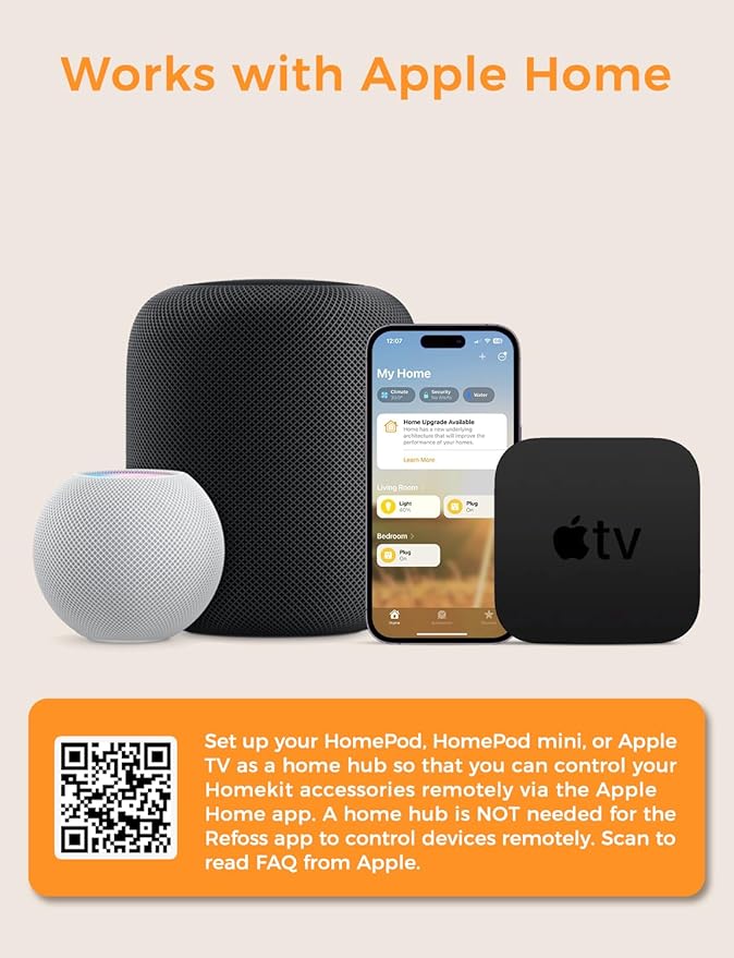 Refoss Smart Bulbs Works with Apple HomeKit, Color Changing Smart Light Bulbs Compatible with Siri, Alexa and Google Home, A19 LED Bulb, E26 Fitting, 2700K-6500K Dimmable, 9W 810 Lumens, 4 Pack