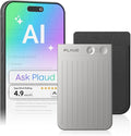 Plaud Note AI Voice Recorder, Note Taker w/Case, App Control, Transcribe & Summarize with AI, Support 112 Languages, for Meetings, Calls, Lectures, Professionals, Teams, Silver, Non-Pro Version