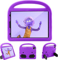 Kids Case for iPad Pro 11 2022/2021/2020 (4th/3rd/2nd Generation), Techcircle Child Shock Proof EVA Protective [Support Pencil Charging] Handle Stand Case for iPad Air 5/4 Gen 10.9" 2022/2020, Purple